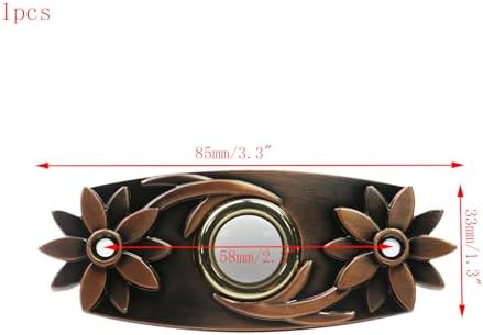 33 Inch Heavy Duty Red Bronze Doorbell Push Button with Screws