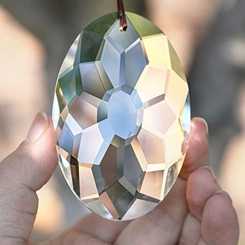 YU FENG 35in Crystal Prism Suncatcher for Windows