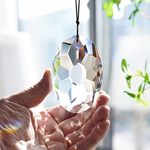 YU FENG 35in Crystal Prism Suncatcher for Windows