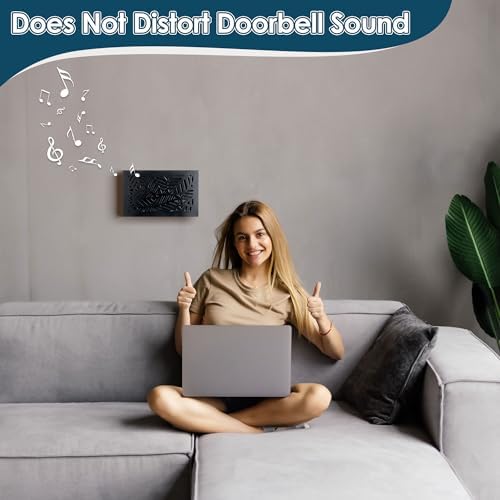 Saillong Doorbell Chime Cover Box Only Black