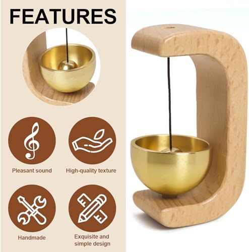 Magnetic Shopkeepers Bell with Brass and Self-Adhesive