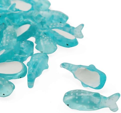 XGNG 50PCS Mini Resin Whale Sculptures for DIY Garden
