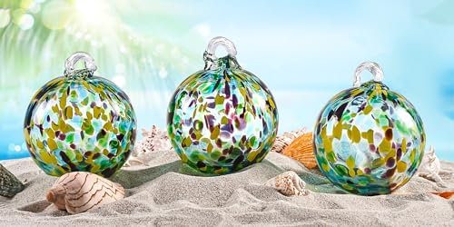 EUSTUMA Hand Blown Glass Witch Ball