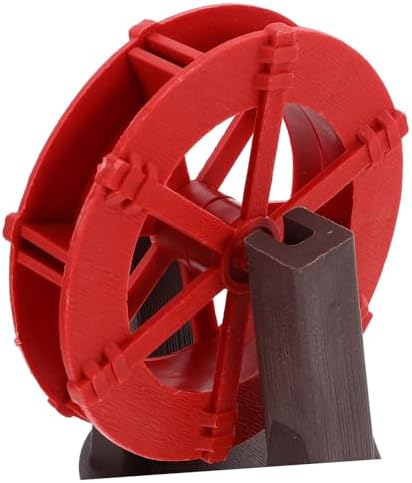 Zerodeko Mini Water Wheel Fountain Decor Prop