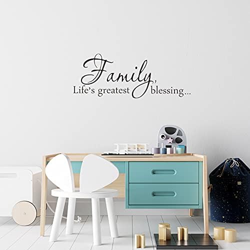 Family Lifes Greatest Blessing Vinyl Wall Decal 22x83