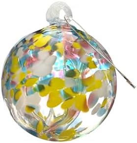 Dale Tiffany Hand Blown Glass 6 Inch Tree of Life Gazing Ball