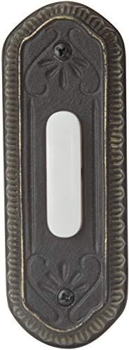 Craftmade Designer Lighted Doorbell LED Push Button in Antique Bronze