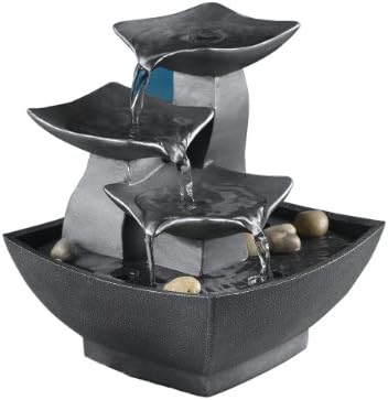 Jeco Tabletop Leaves Water Fountain 1
