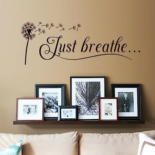 Dandelion Wall Decals 23x8In for Home Decor
