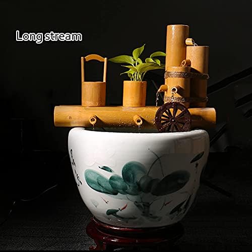 Bamboo Fountain Water Feature for Garden Decor