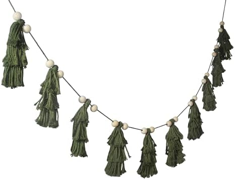 Boho Pastel Tassel Garland for Holiday Decor