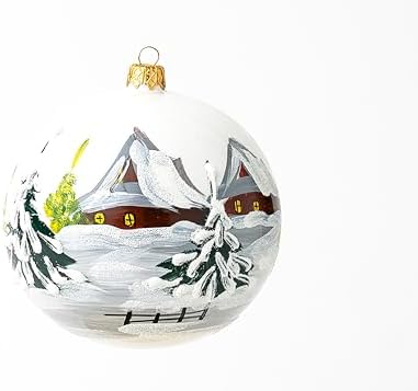 Polish Gallery Christmas Ornament Blown Glass Ball