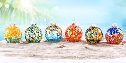 EUSTUMA Hand Blown Glass Witch Ball
