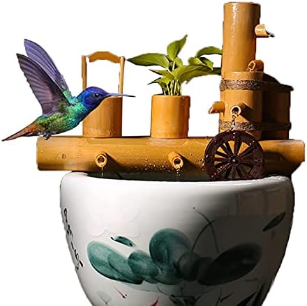 Bamboo Fountain Water Feature for Garden Decor