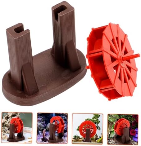 Luxshiny DIY Water Wheel Model for Garden and Aquarium
