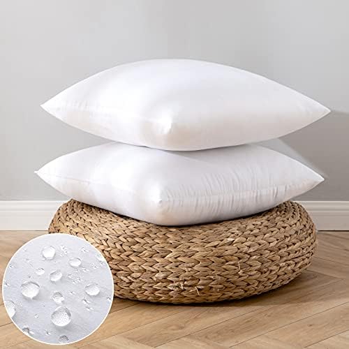 EMEMA Pack of 2 Waterproof Pillow Inserts for Outdoor Use