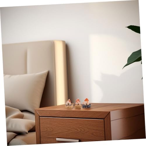 IMIKEYA 6pcs Miniature Resin House Decor for Fairy Gardens