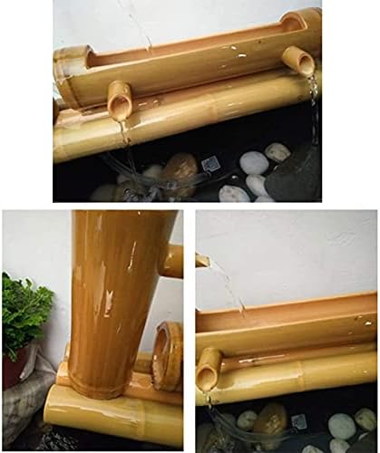 Bamboo Fountain Outdoor Garden Decoration with Water Pump