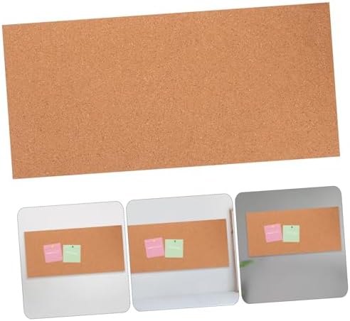 Frameless Cork Bulletin Board for Notes and Photos