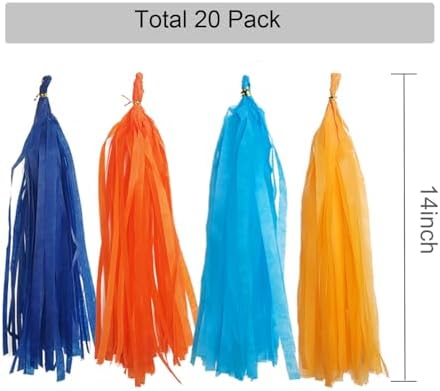 GAKA Tassel Garland Tissue Paper Decor Kit 20PCS