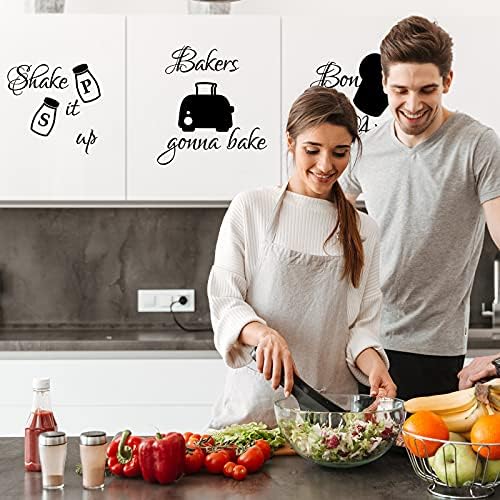 Seajan Kitchen Wall Stickers with Funny Lettering