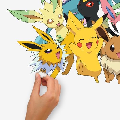 RoomMates Pokmon Eevee Evolutions Peel and Stick Wall Decals
