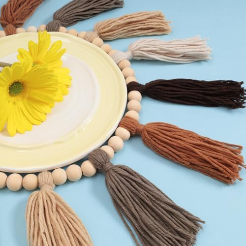 Boho Tassel Garland Terracotta Rainbow Home Decor