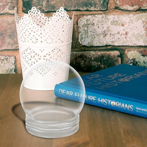 BESTOYARD 15 Pack Clear Snow Globes DIY Decoration Kit