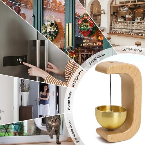 Magnetic Shopkeepers Bell with Brass and Self-Adhesive