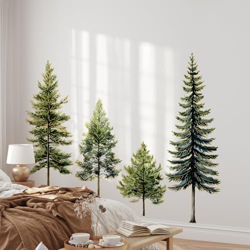 Lilacanthara Pine Tree Wall Decal 118x236 Inch