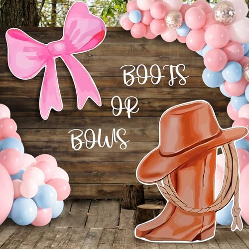 Faccito 2 Pcs Gender Reveal Decorations