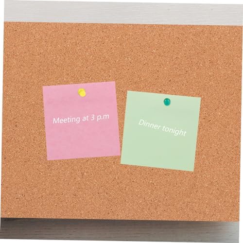 Frameless Cork Bulletin Board for Notes and Photos