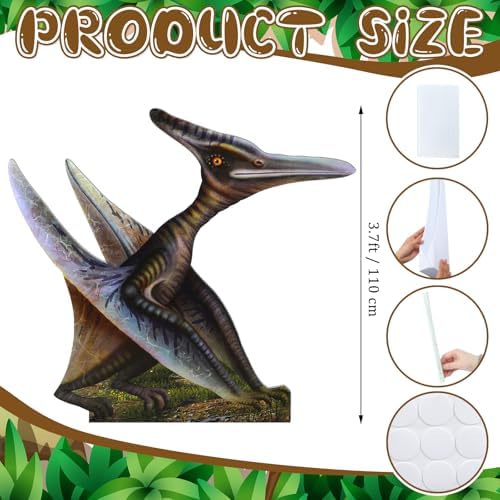 Colingmill 4ft Quetzalcoatlus Dinosaur Cutout Standup Decoration
