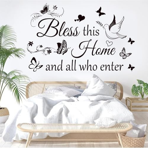 Family Wall Decor Sticker with Inspirational Quotes
