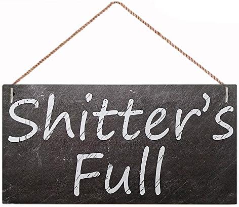 Wooden Sign Wall Art Funny Decor Home Decor