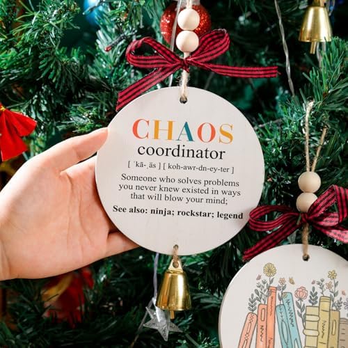 Festwind Chaos Coordinator Funny Christmas Ornament