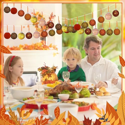 XunYee 24 Pcs Fall Hanging Ornaments