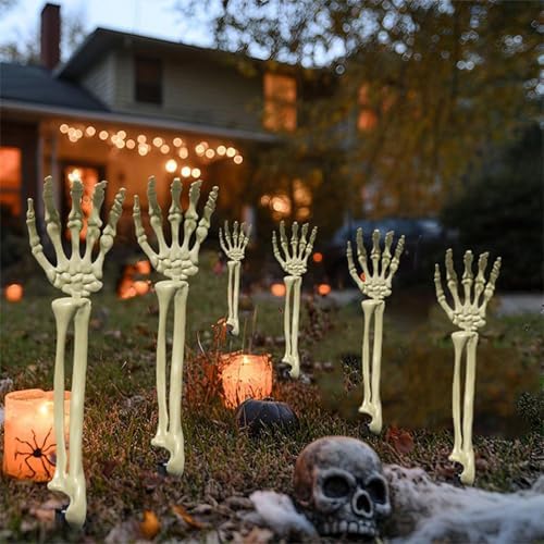 Realistic Halloween Skeleton Yard Stake - Waterproof and Durable