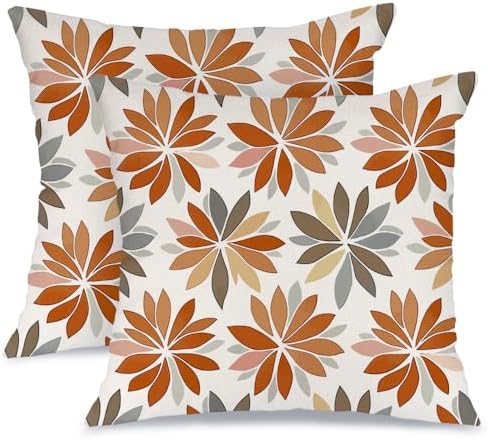 AACORS Waterproof Pillow Covers 18x18 Inch Set of 2