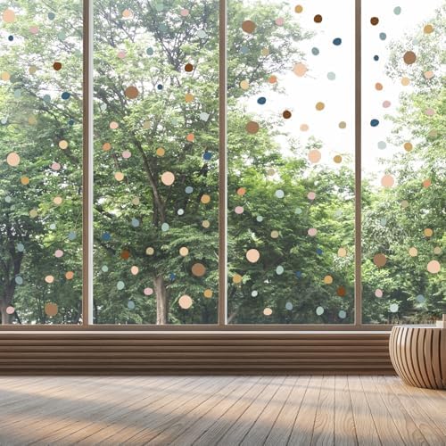 15 Sheet 300 Pcs Irregular Polka Dots Boho Wall Decals