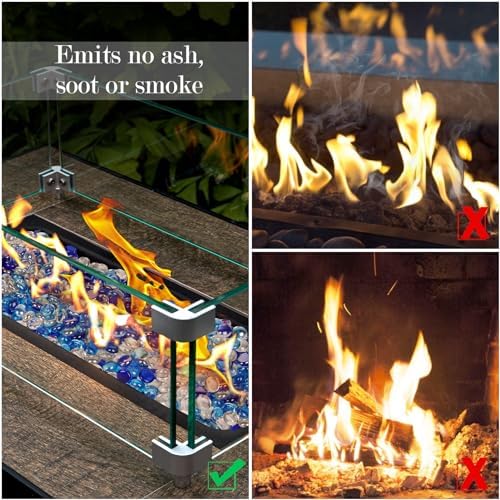 GASPRO 20 lbs Fire Pit Glass Mixed Colors
