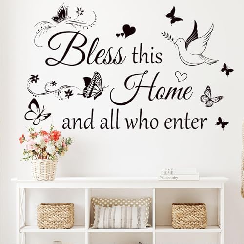 Family Wall Decor Sticker with Inspirational Quotes