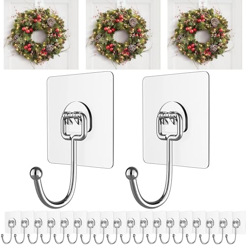 Linwnil Big Wreath Hangers for Front Door