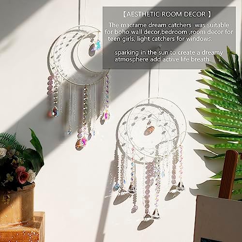 Artilady Crystal Dream Catcher Wall Decor