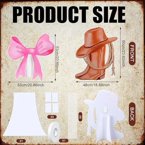 Faccito 2 Pcs Gender Reveal Decorations