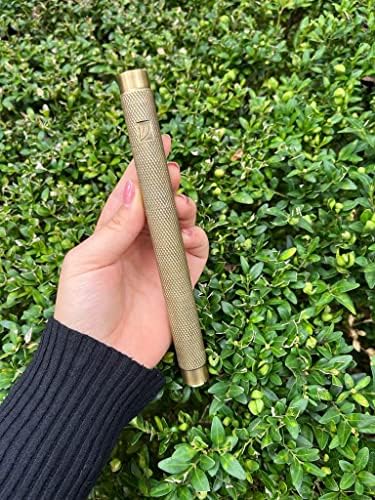 AS Brass Mezuzah Case With Scroll 6 Inches 1