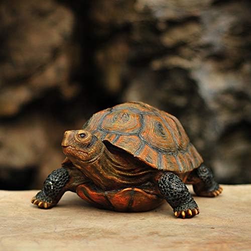 Danmu Polyresin Tortoise Statue Outdoor Decor 1 Pack