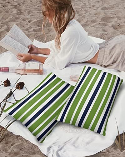 Outdoor Waterproof Lumbar Throw Pillow Covers Set of 2