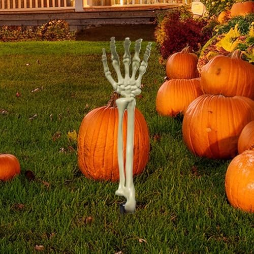 Realistic Halloween Skeleton Yard Stake - Waterproof and Durable