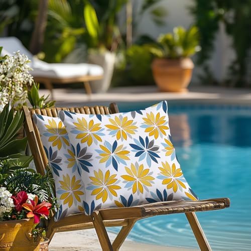 AACORS Waterproof Pillow Covers Set of 2 18x18 Inch